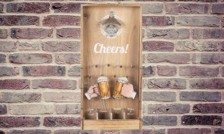 Clayre & Eef flesopener aan de muur